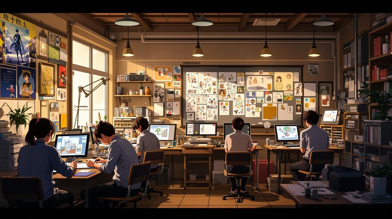 从零开始的动漫制作：揭秘日本动画制作流程 - 漫画在线资讯